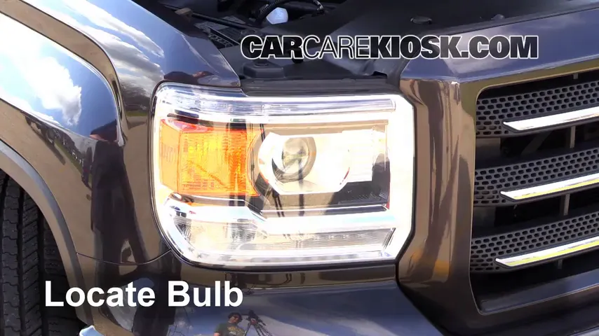 2015 GMC Sierra 1500 SLE 5.3L V8 FlexFuel Extended Cab Pickup Lights Daytime Running Light (replace bulb)